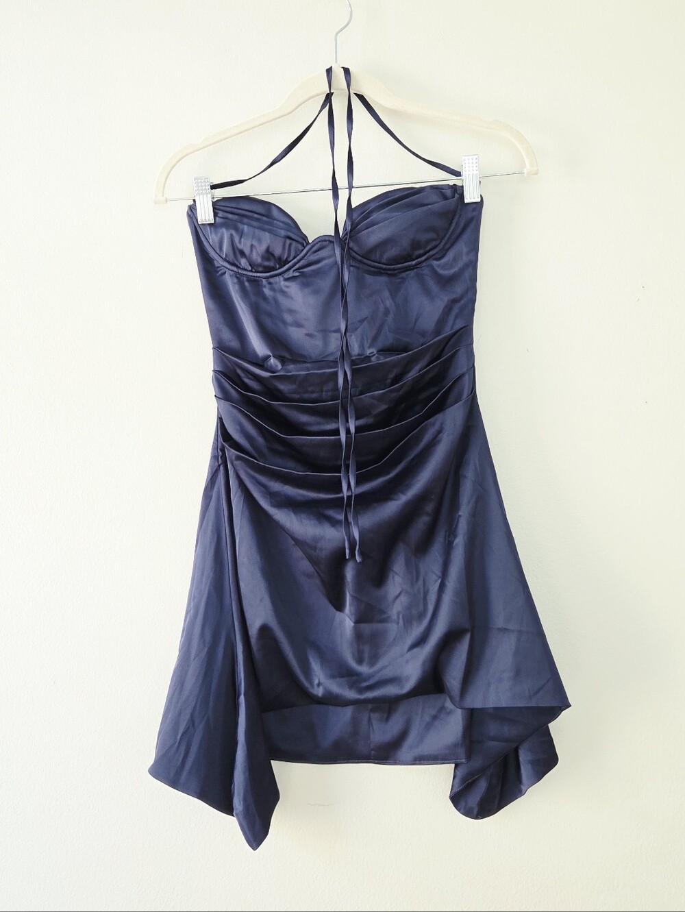Babyboo Cartia Mini Dress Navy Cartia Size XS - Picture 3 of 7